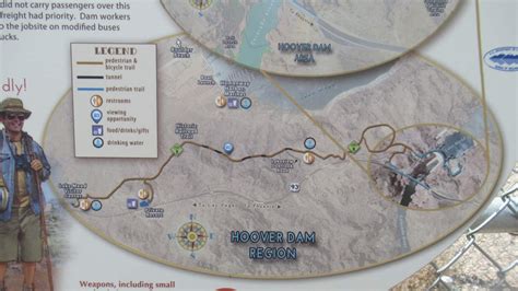 hoover dam railroad trail map.